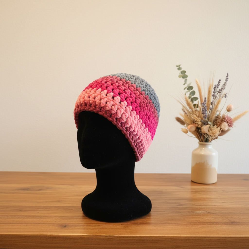 Velvet Daisy Snug Fit - Grey, Hot Pink & Rose - Boutique
