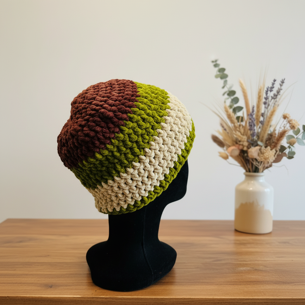Velvet Daisy Snug Fit - Maroon, Olive & Cream - Boutique