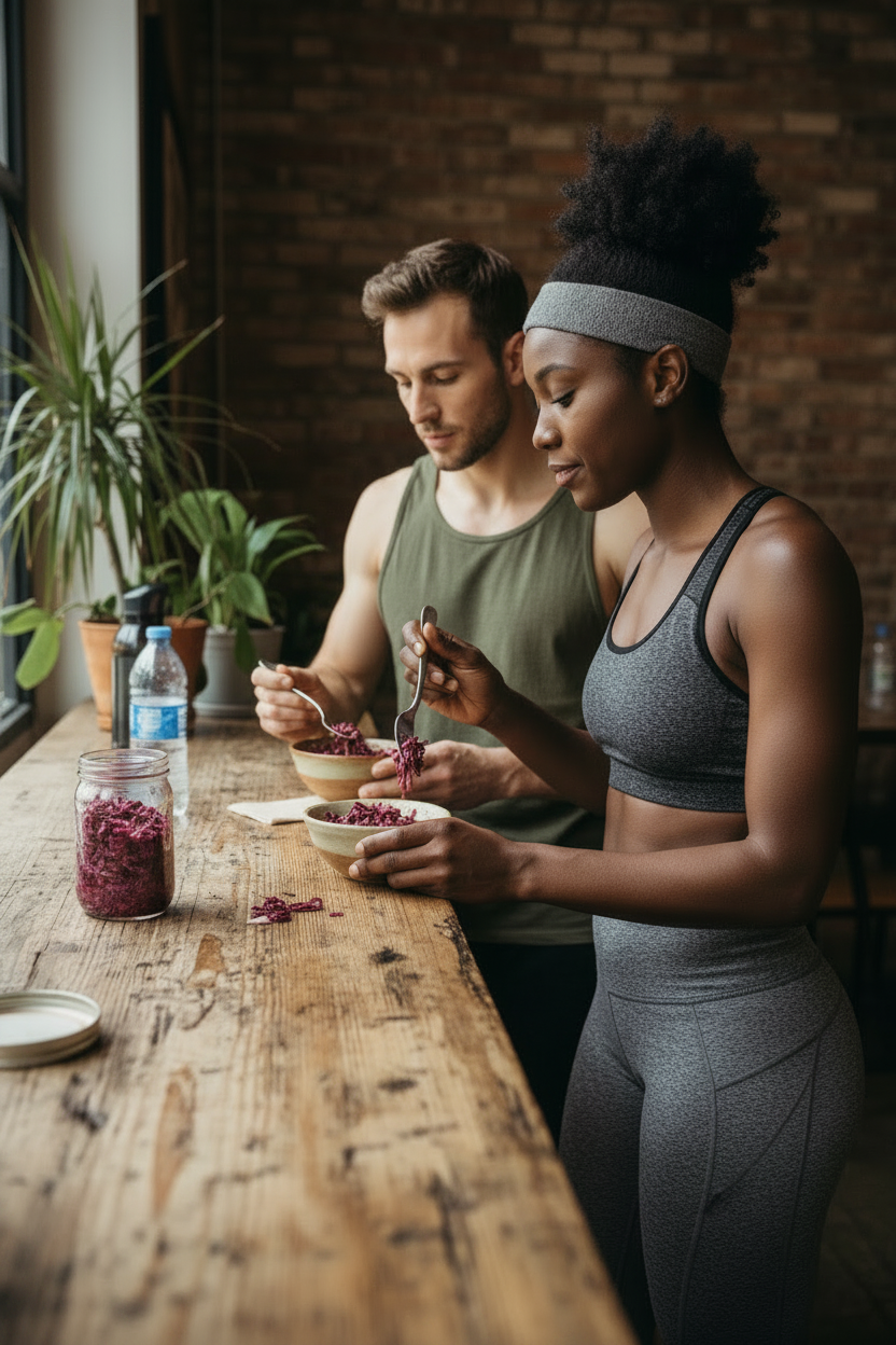 Ruby-Spice Kraut - Post-Workout Lifestyle Shot