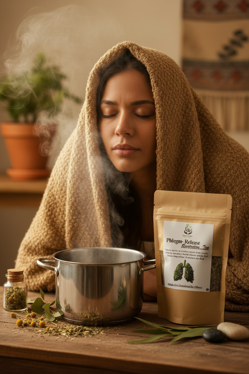 Phlegm-Release - Silver Pot Facial Steam