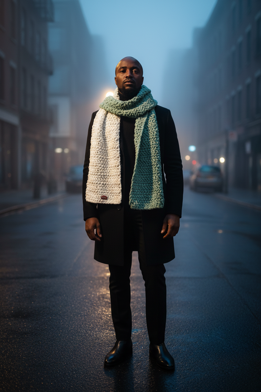 Velvet Daisy Lush Scarf - Editorial